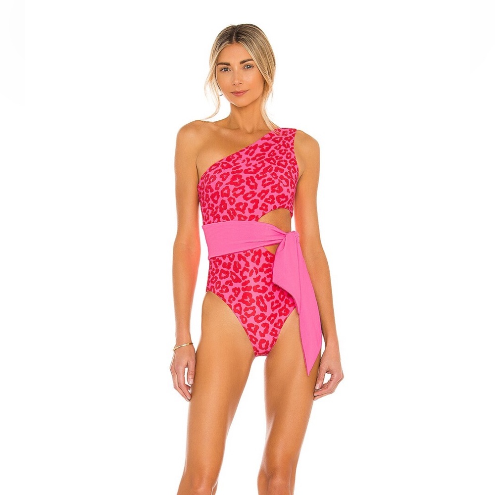 Beach Riot Rae One Piece - Red Leopard - Picture 3 of 9